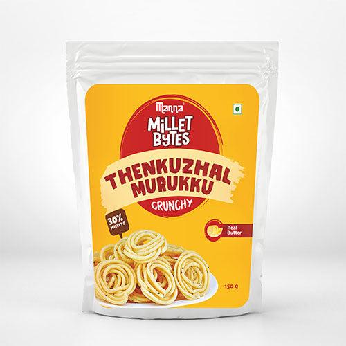 Millet Bytes- Ribbon Pakoda + Butter Murukku + Thenkuzhal Murukku - 450g