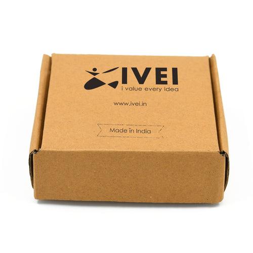 IVEI Round Plate with Foldable Stand