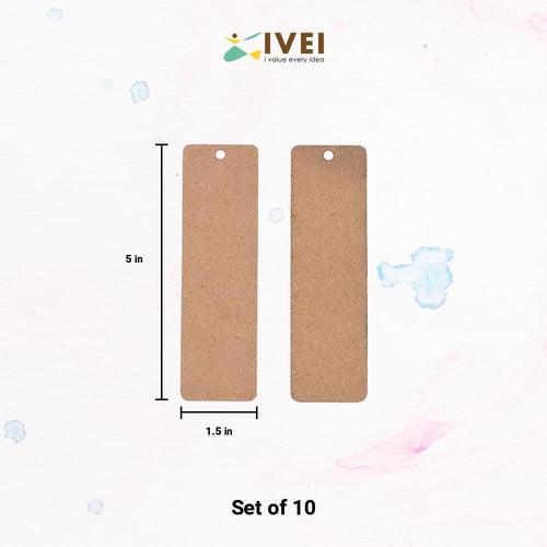 IVEI DIY MDF Bookmarks - Set of 10