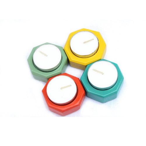 IVEI Tealight Candles Hexagon -  Set of 4