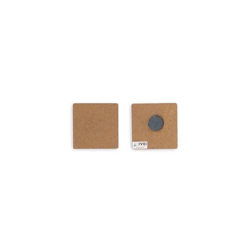 IVEI DIY MDF Square 3 inch Magnets -Set of 10 - 3 mm