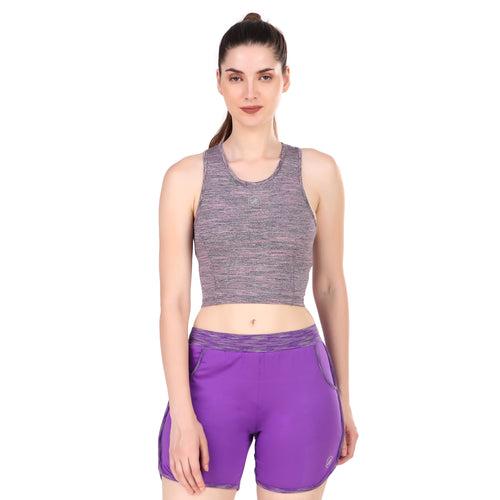 Performance Sports Bra (Pink Melange)