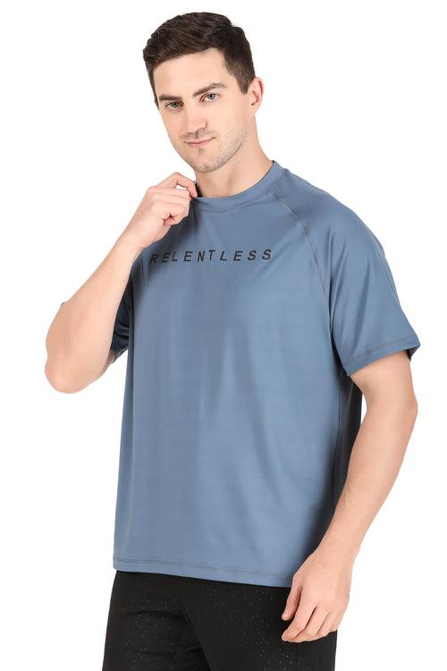 Men's Oversize Sportswear Tshirt (Slate Blue)