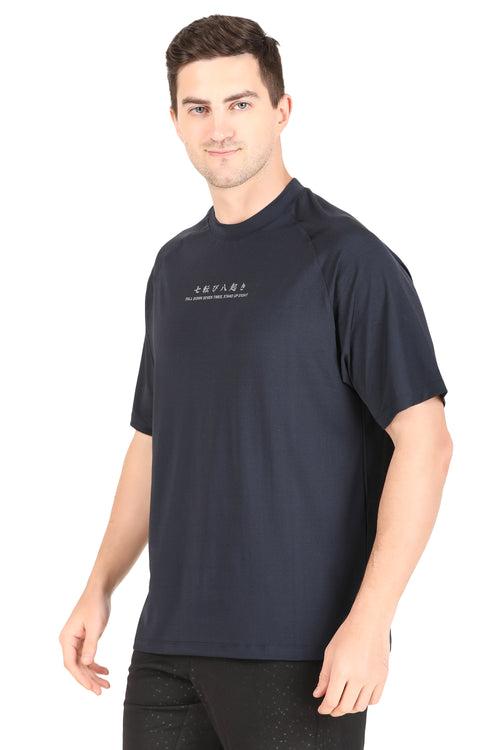 Men's Oversize Sportswear Tshirt (Navy Blue)