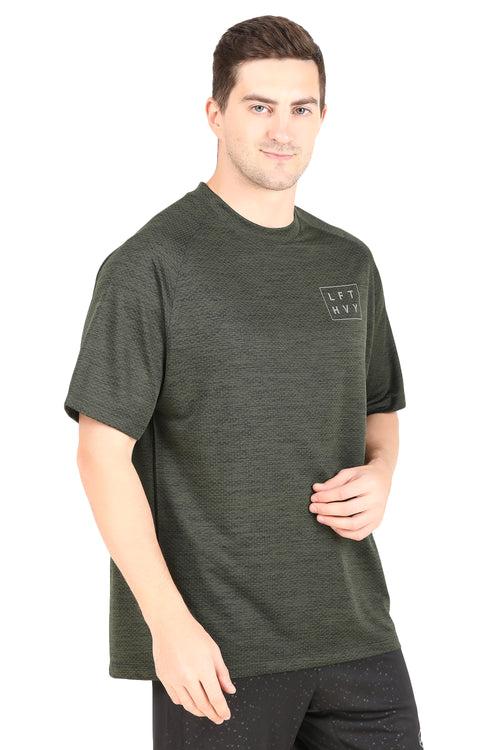 Men's Oversize Sportswear Tshirt (Green Dot)