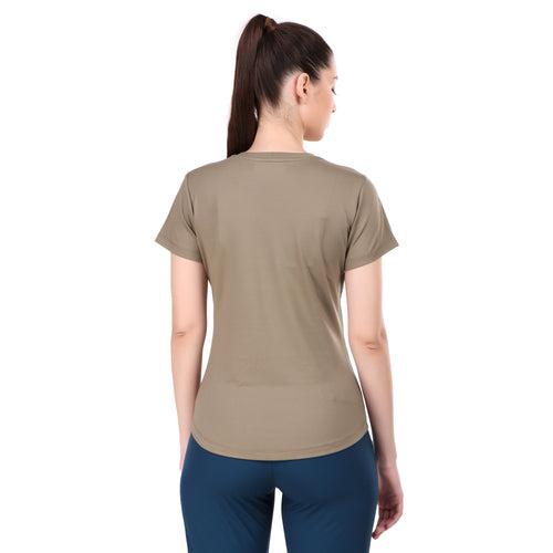 Performance Tshirt For Fearless Women (Tree Green)