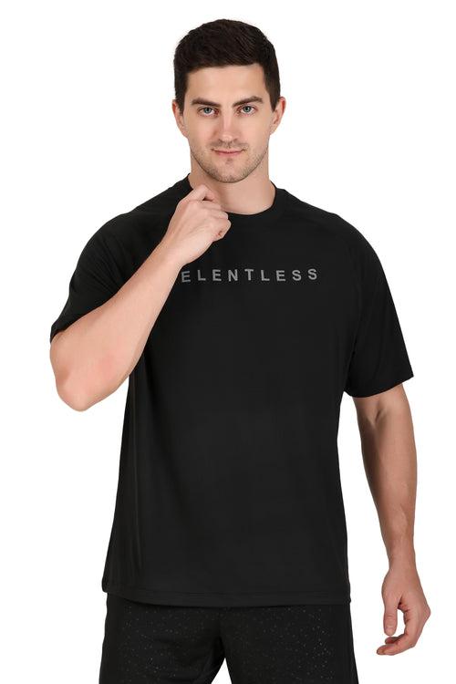 Men's Oversize Sportswear Tshirt (Black)