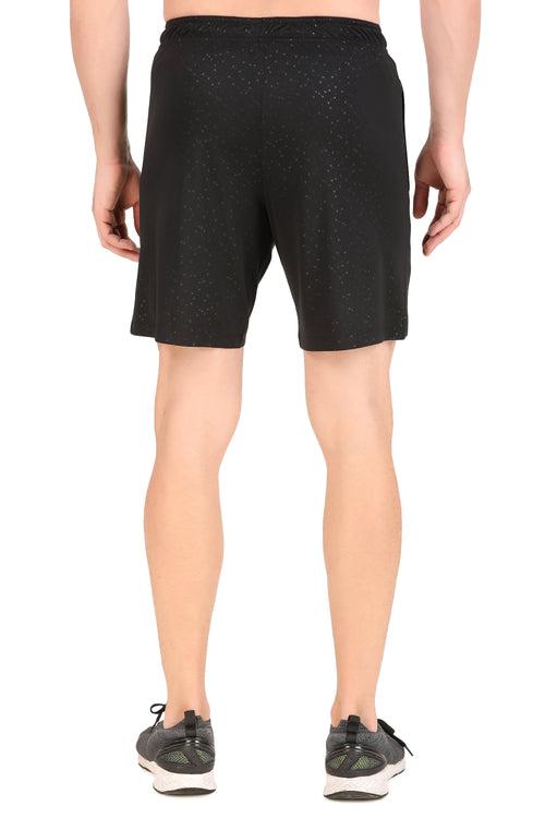 Men's Performance Shorts With Zip Pockets (Arrow Black)