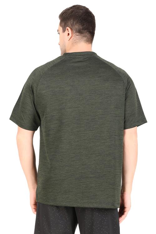 Men's Oversize Sportswear Tshirt (Green Dot)