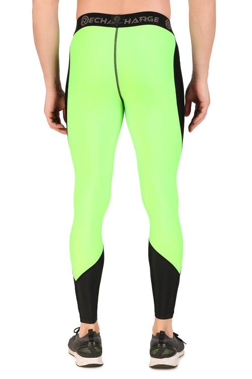Recharge DC Polyester Compression Pant (Neon Green)