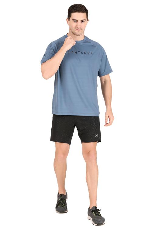 Men's Oversize Sportswear Tshirt (Slate Blue)