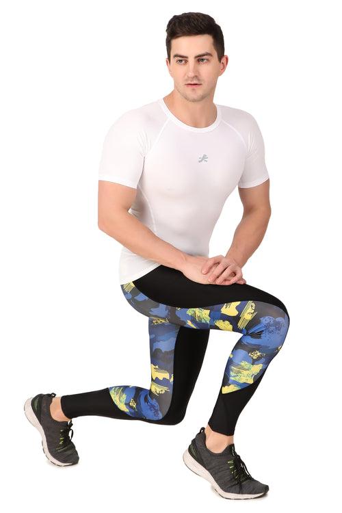 Recharge DC Polyester Compression Pant (Blue Camo)