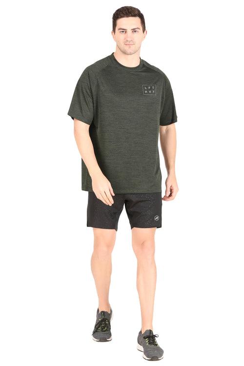 Men's Oversize Sportswear Tshirt (Green Dot)