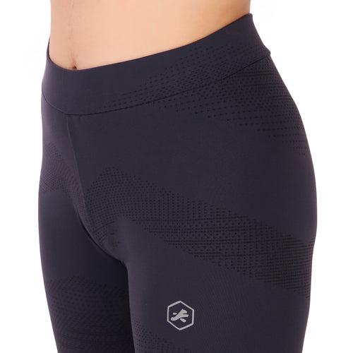 Performance Legging/Tights For Women (Navy Self Design)