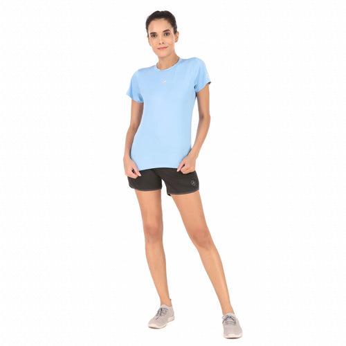 Multiverse Performance Tshirt For Women (Blizzard Blue)