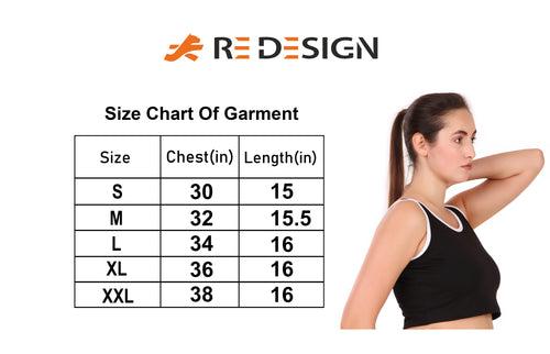 Cotton Crop Tank Top For Women (Sky)