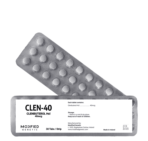 MODIFIED GENETIC CLEN : POWERFUL FAT LOSS AT FRACTION OF A COST. 30 TAB STRIP.