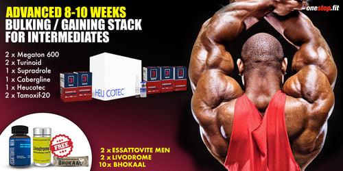 Advanced 8-10 weeks Bulking/ Gaining Stack For Intermediates