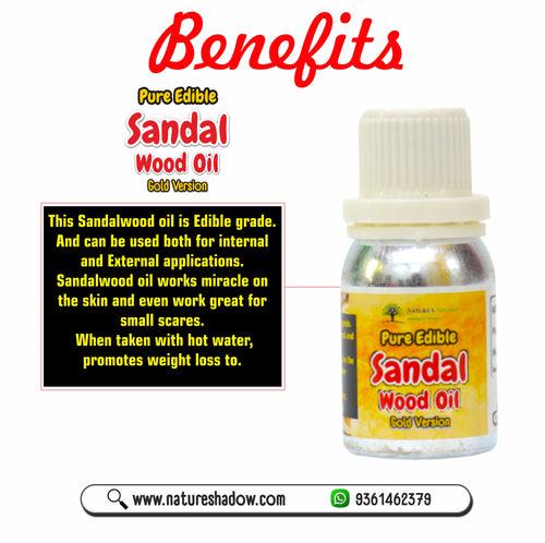 5 ML - Edible Grade Sandalwood Oil - Gold Version