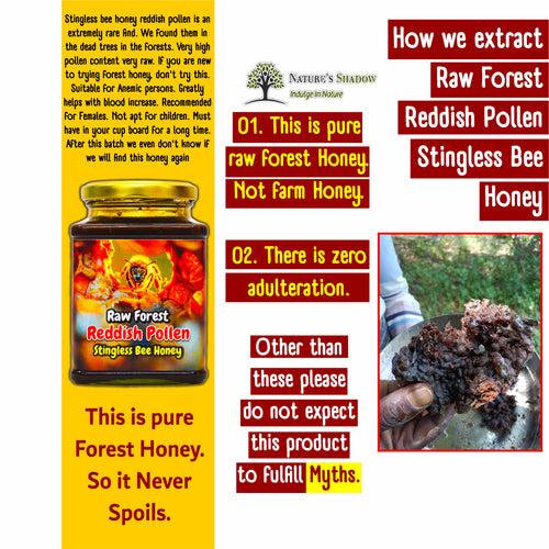 Raw Stingless Bee Forest Honey - Reddish Pollen - Sour Taste