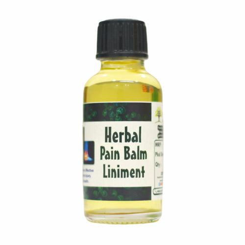 Herbal Liniment Oil For Body Pain, Nose Block And Muscles Pain - 30 ML Pack