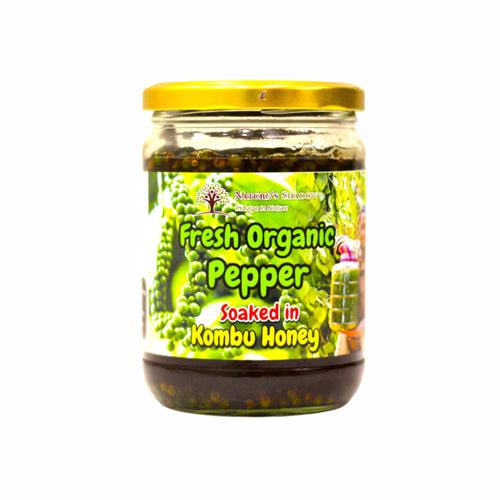 Organic Fresh Pepper Soaked In Kombu Honey - 200 Grams