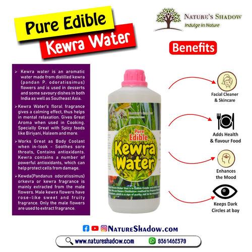 Pure Edible Kewra Water for Internal, External and Cooking Purposes