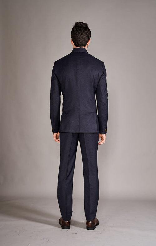 NAVY BLUE BANDGALA SUIT