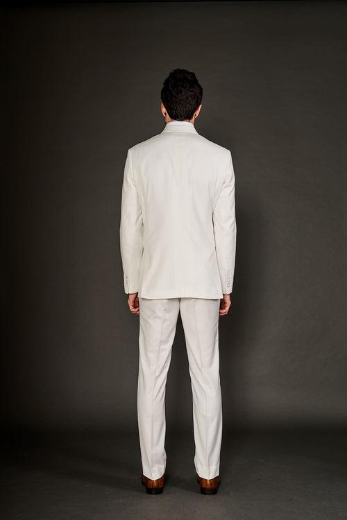 IVORY EMBROIDERED SUIT