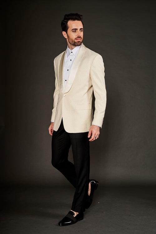 IVORY TUXEDO SUIT