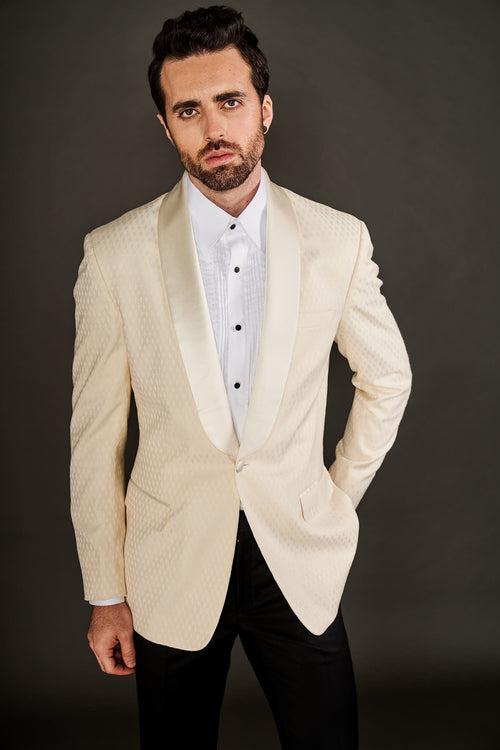 IVORY TUXEDO SUIT