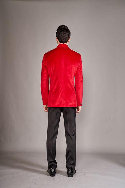 RED BANDGALA JACKET