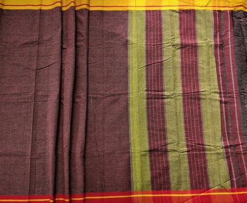 Kumkum Patteda Anchu Cotton Saree