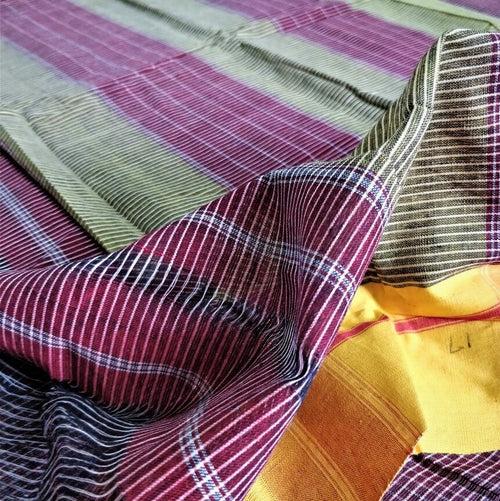 Kumkum Patteda Anchu Cotton Saree