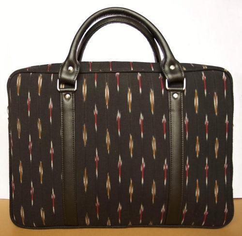 Ikat Black Laptop Bag