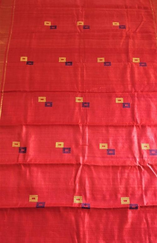 Suraj ki Lalima Tussar Silk Saree