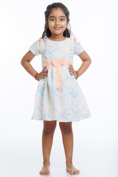 Charming Cotton Frock for Young Girls - Perfect for Festivities and Daily Wear