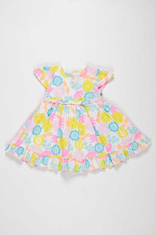 Enchanted Garden Toddler Girl’s Floral Frock