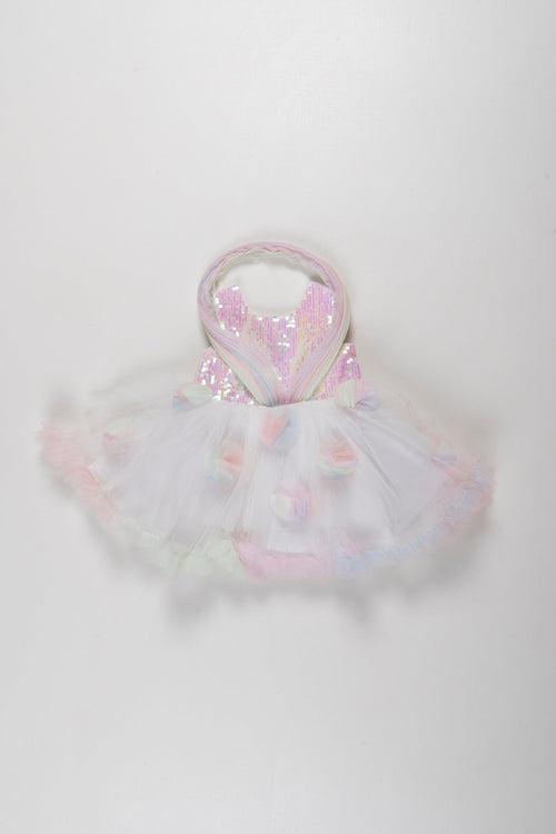Enchanting Pink Tutu Princess Frock for Girls Fairy-tale Moments