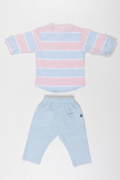 Pastel Perfection Boys T-Shirt and Pant Set