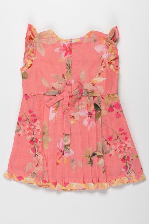 Summer Floral Frock for Infant Girls - Designer Baby Dress