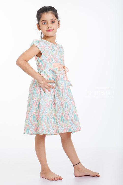 Vibrant Cotton Frock for Girls - Perfect Summer Wear