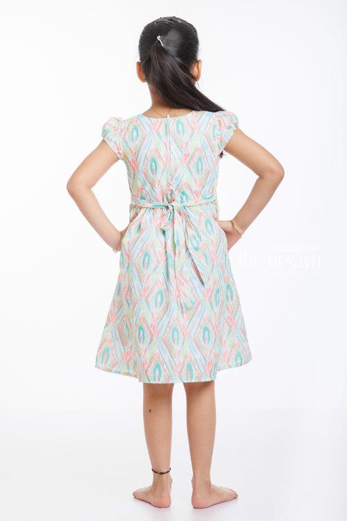 Vibrant Cotton Frock for Girls - Perfect Summer Wear