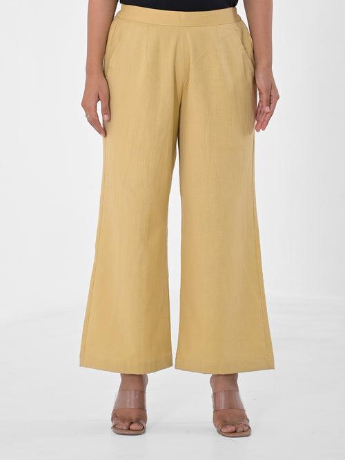 Beige Palazzo pant