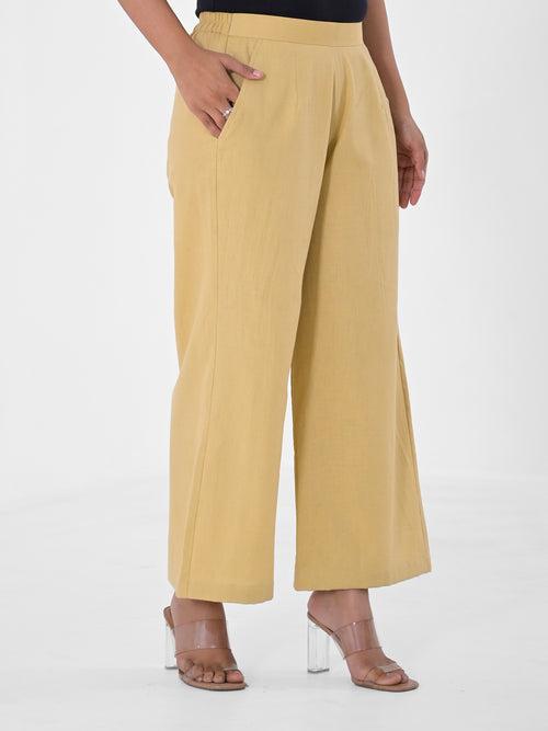 Beige Palazzo pant