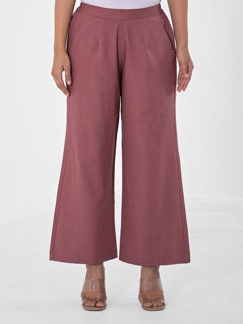 Rose Taupe Palazzo pant