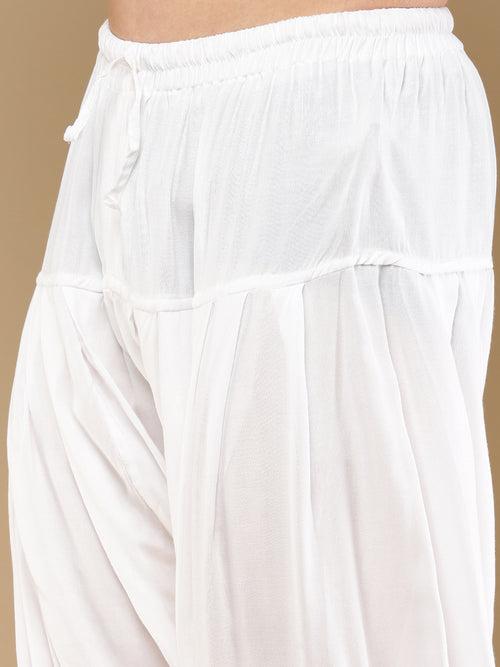 Unleash Your Style With Men's Deep Firozi Cotton Sequins Kurta Set by Sanwara