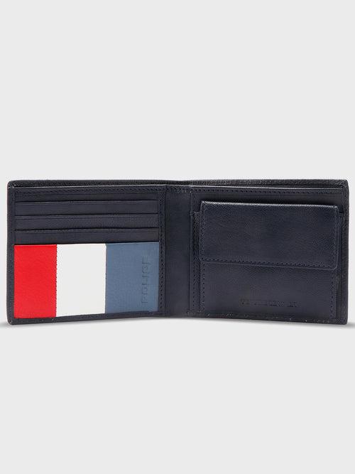 Elegance Exclusive Loel Police Brand Navy Coin Wallets for Timeless Style and Security