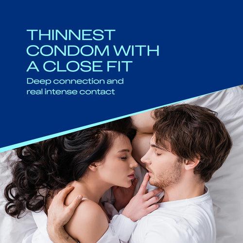Durex Close Fit Invisible - 50 Condoms, 10s (Pack of 10)