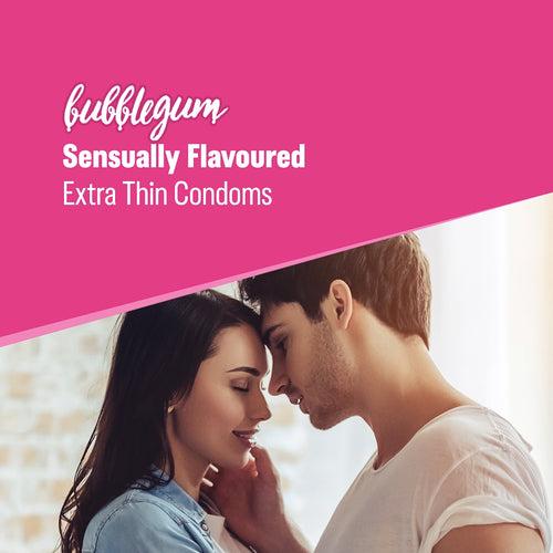 Durex Bubblegum Flavoured - 20 Condoms, 10s(Pack of 2)